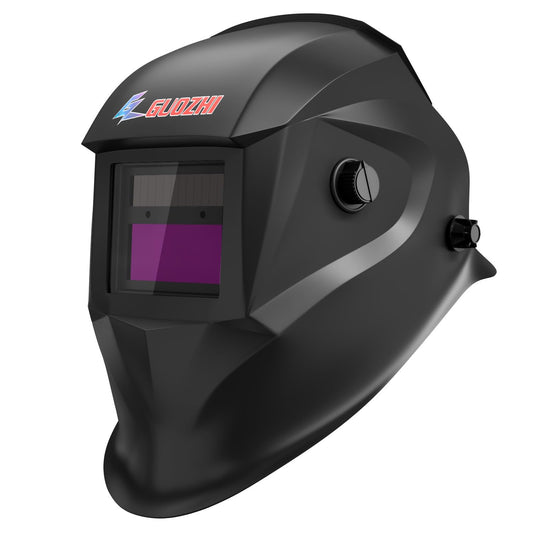 GZ Guozhi Welding Helmet with True Color Technology, Auto-Darkening, LED Headlamp, Adjustable Sensitivity & Delay for Professional Welders