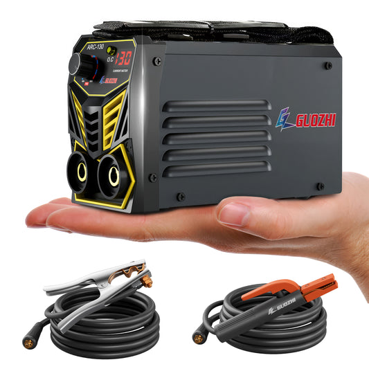 GZ GUOZHI 110V 130A Small Mini Stick Welder , Portable ARC MMA Welding Machine with Shoulder Strap (3.5LB)