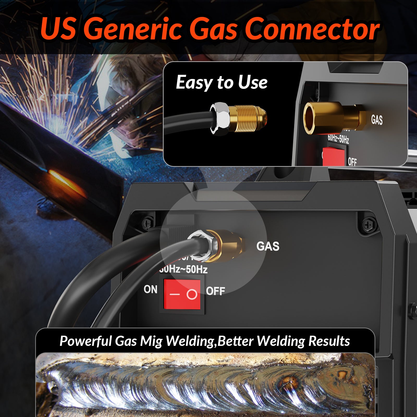 GZ GUOZHI 110V/220V 200A MIG Welder, 7 in 1 Multi-Process GZ GUOZHI 110V/220V 200A MIG Welder, 7 in 1 Multi-Process